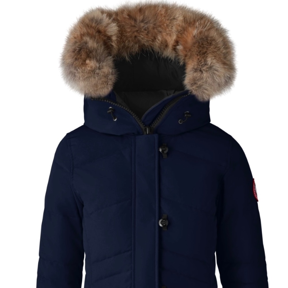 Canada Goose Lorette Fusion-Fit Parka (Navy Blue)